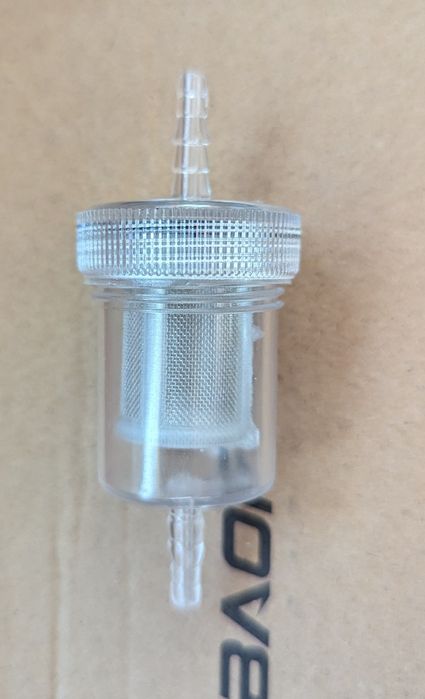 Пластиковий фільтр розборний з металевою сіткою для води або бензину