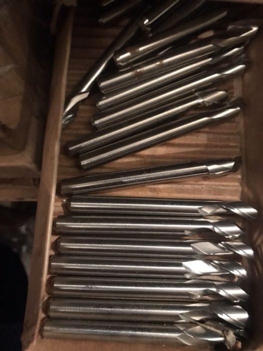 Фрезы по алюминию однопеные 3; 5; 8; 12 р6м5, ссср