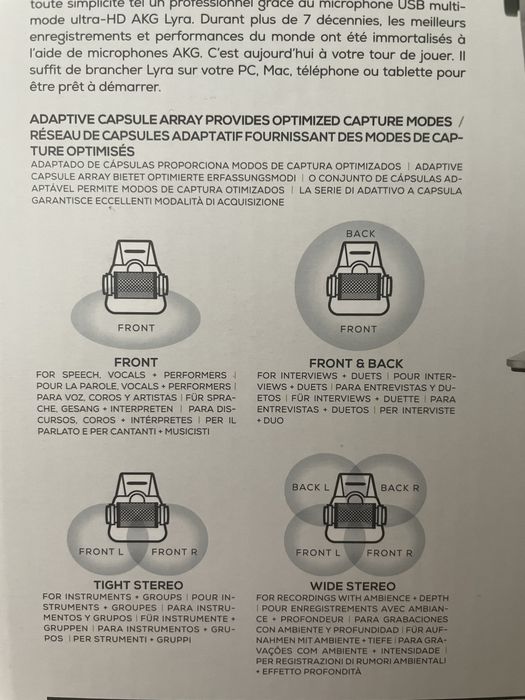Microfone USB multimodal AKG Lyra