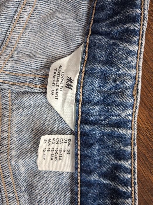 Szerokie jeansy H&M 158