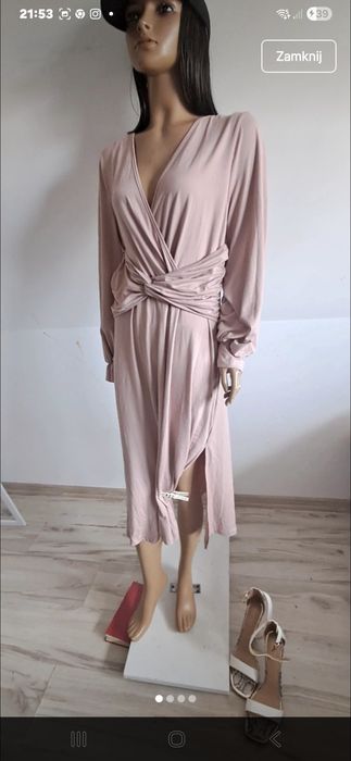Sukienka puder róż