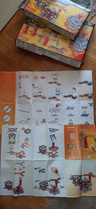 Geomag klocki magnetyczne 2 zestawy