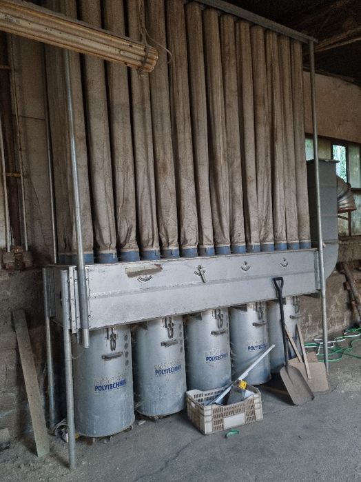 Odciąg trocin wyciąg filtr lakiernia