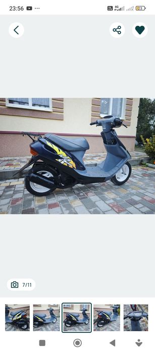 На ходу honda dio 27