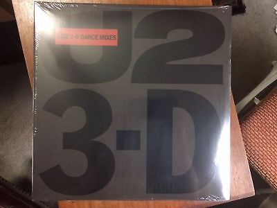 U2 3-D Dance Mixes Vinyl (U2 Fan Club 2018)