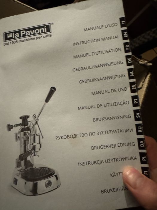 La Pavoni włoski ekspres do kawy dla koneserów - espresso maker