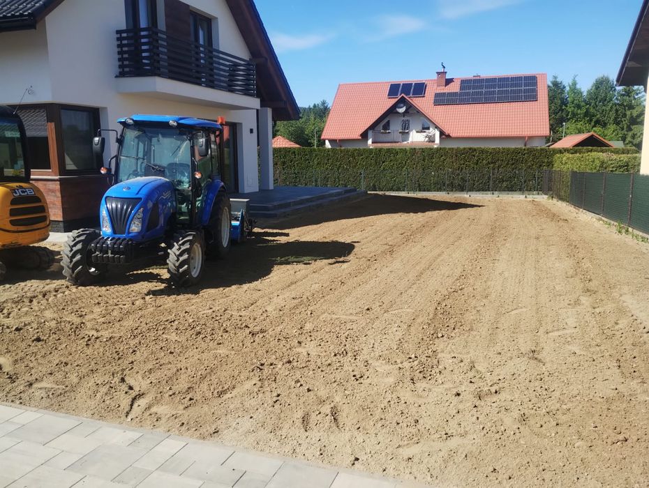 Trawniki , glebogryzarka separacyjna , sianie , równanie Krosno