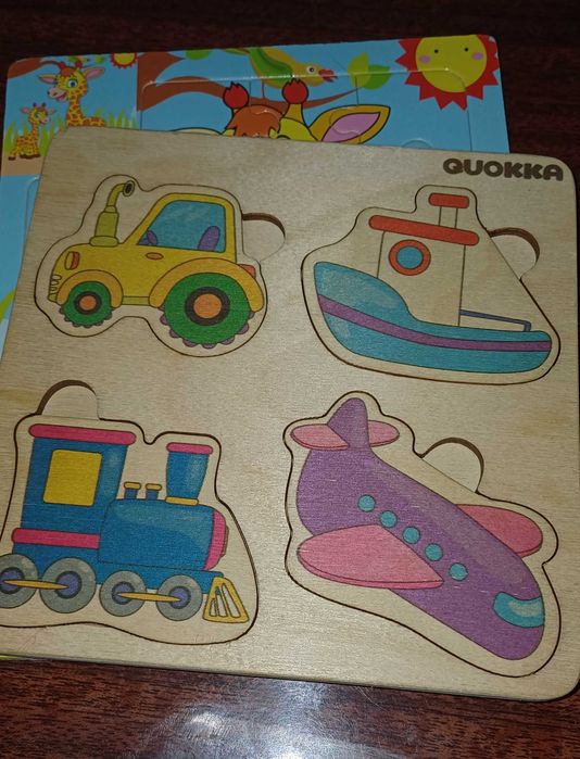 Пазли дитячі раннього розвитку 5 шт