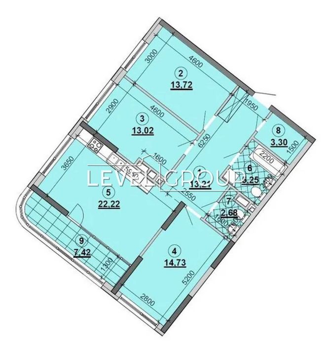 Продам 3-кім 3с2 97кв ЖК Great Дніпровська наб Осокорки Позняки