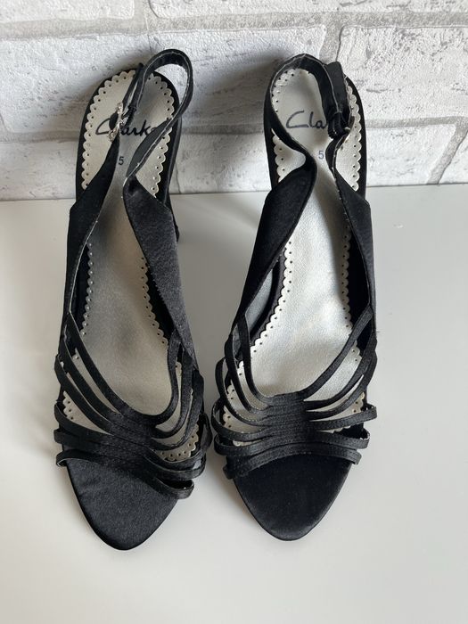 Buty/sandały na obcasie damskie Clarks 38 Nowe !