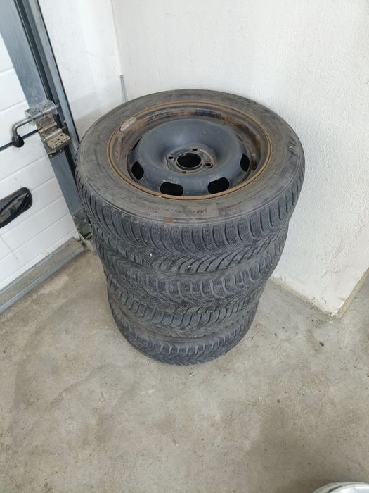 Диски с резиной зима 185*65*15 Michelin, Hankook