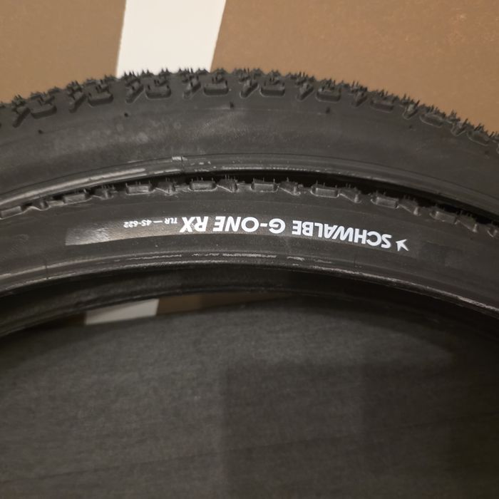 2 x Schwalbe G-One RX now z dętki