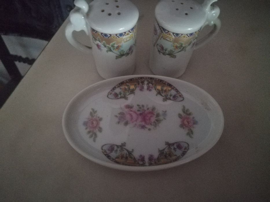 Pimenteiro e saleiro Limoges