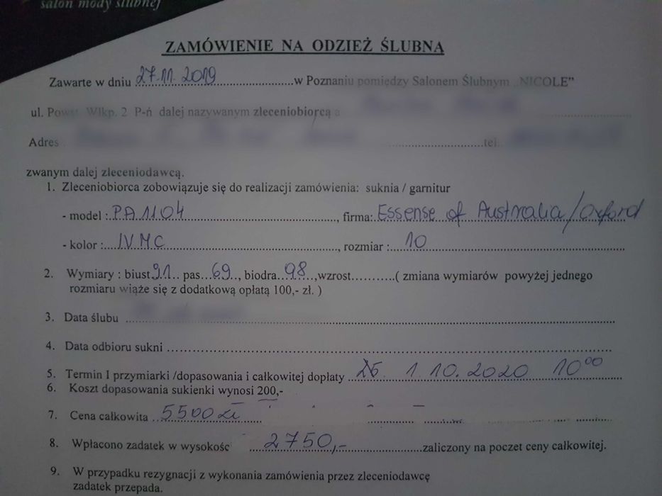 Suknia Ślubna