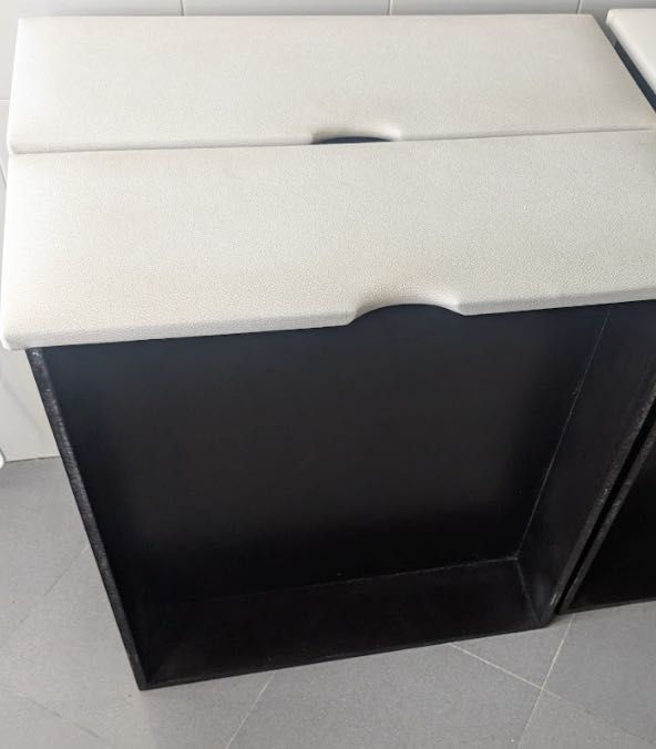 Cama de casal moderna com gavetas para arrumação (200cmx140cm)