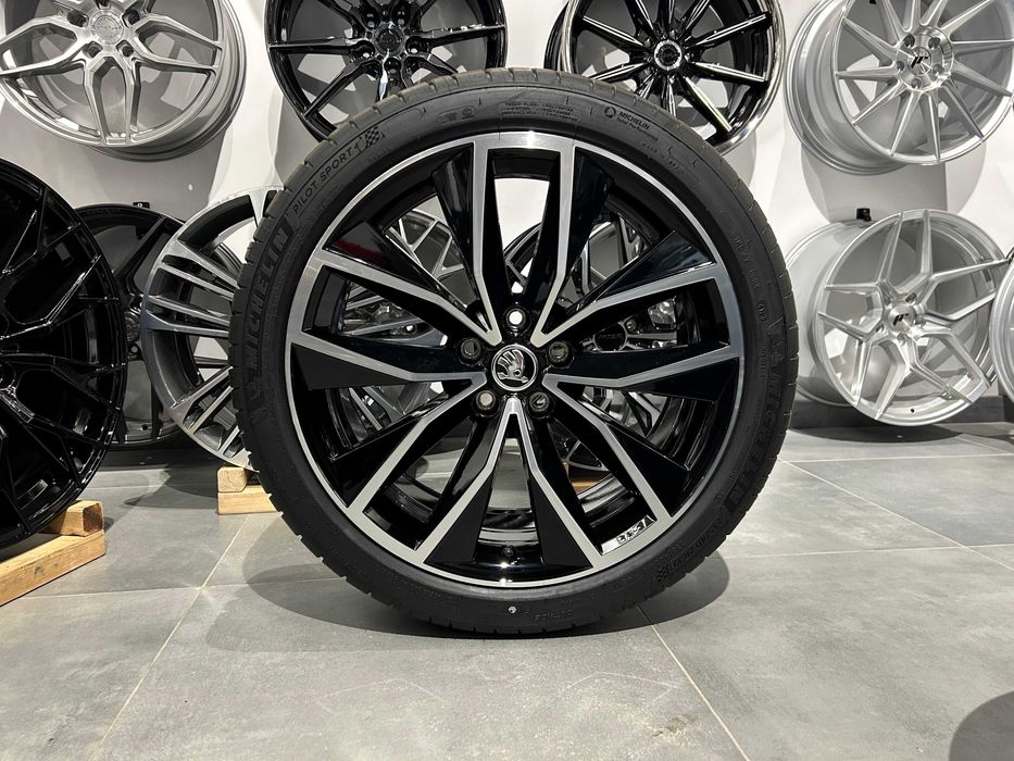 Oryginalne koła letnie 19 5x112 Skoda Superb III IV VW Passat B8 B9 Michelin