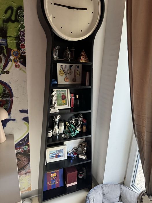 Zegar ikea duzy polki