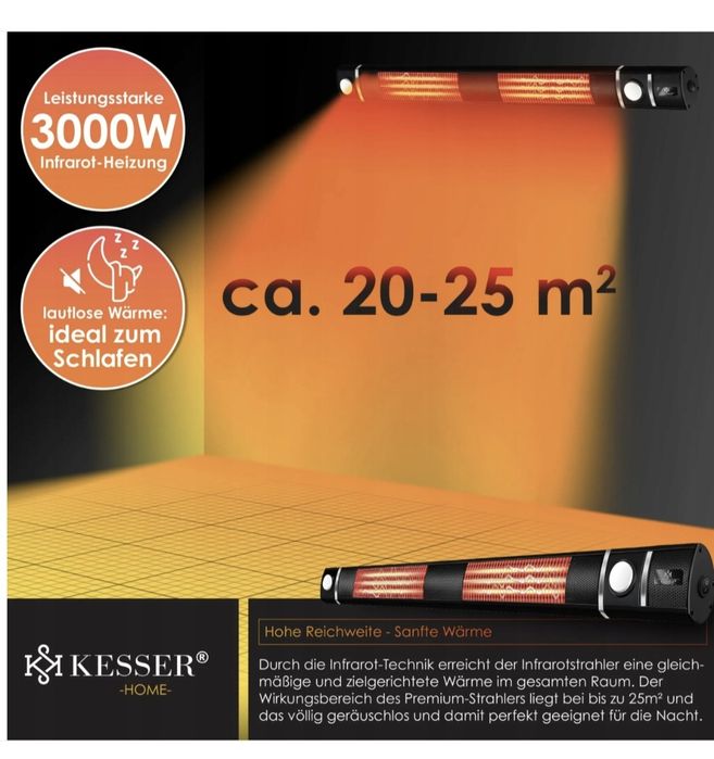 Promiennik na taras na podczerwień ogrzewanie do ogrodu na balkon, do