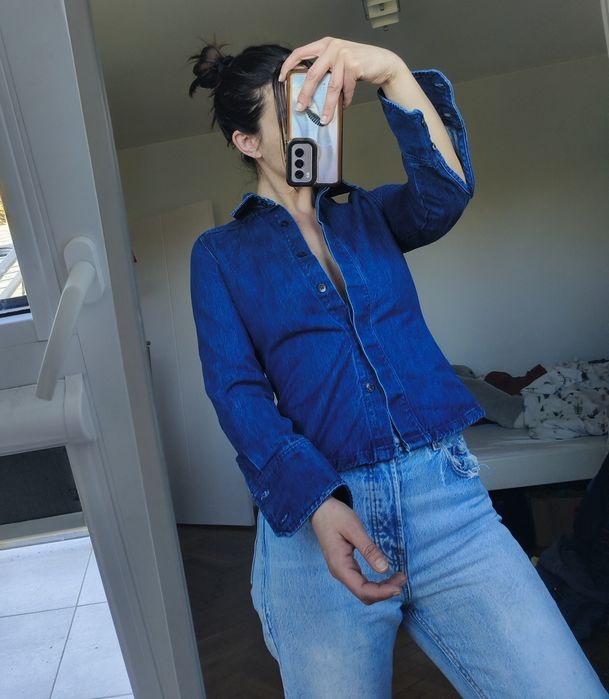 Dżinsowa koszula Zara XS /S katana denim
