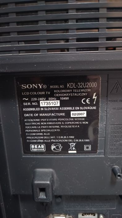 Telewizor Sony Bravia 32 cale HD