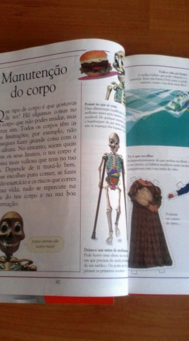Livro ilustrado - o corpo humano