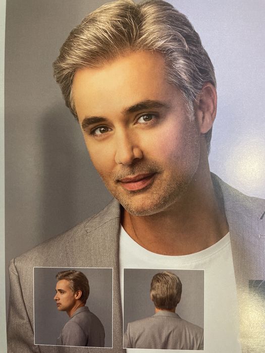 Protese capilar especial para homem