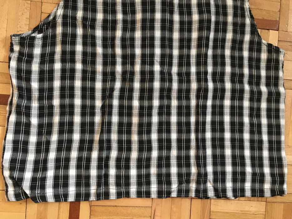 Lekka zapinana retro bluzka w kratkę vichy marki Ecco +
