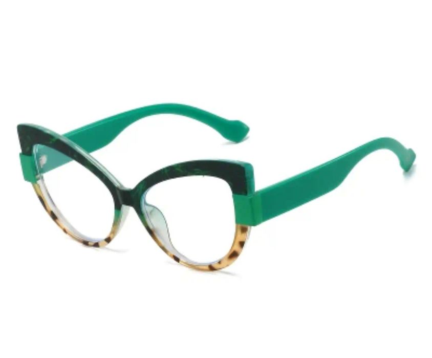 Okulary korekcyjne zielone