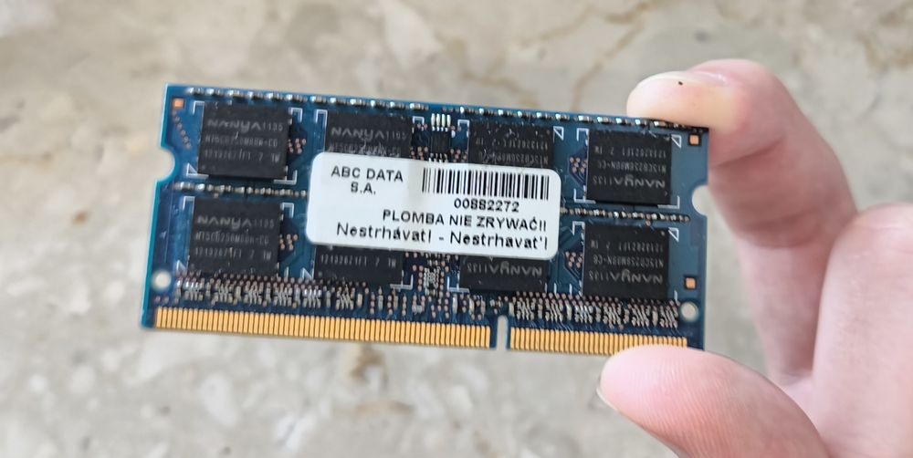 Pamięć RAM do laptopa DDR 3 4GB NTPCB00147P