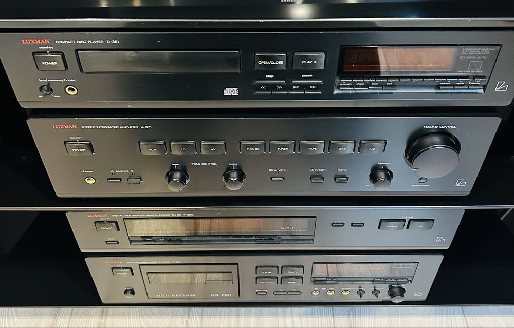 Luxman zestaw hi-fi D-351 / A-371 / T-351L / K-351 | IDEALNY STAN