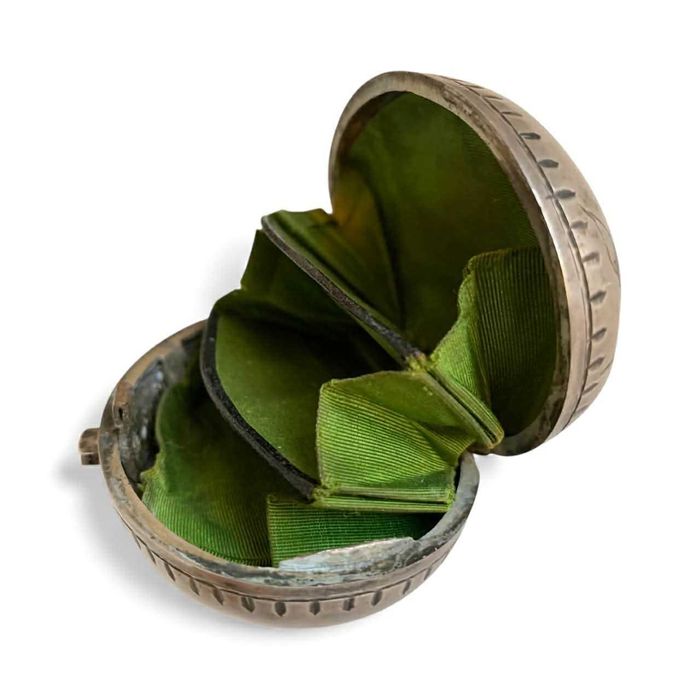 Dawna Portmonetka Pugilares Harmonijkowy Srebro 84