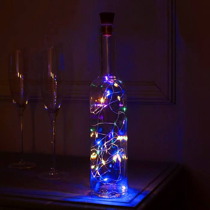 Гірлянда пробка декор святковий