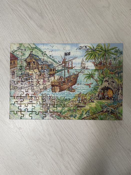 Puzzle 100 elementów 6+ Zatoka piratów