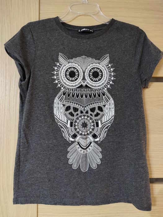 T-shirt damski sowa