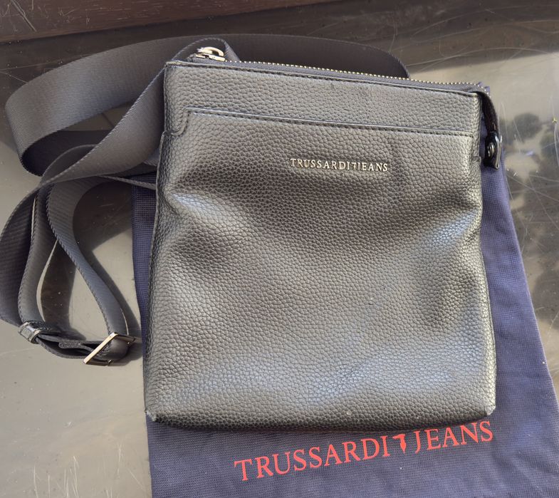 Сумка чоловіча через плече Trussardi Jeans