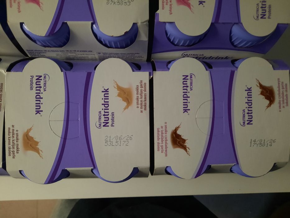 Nutridrinki rózne smaki