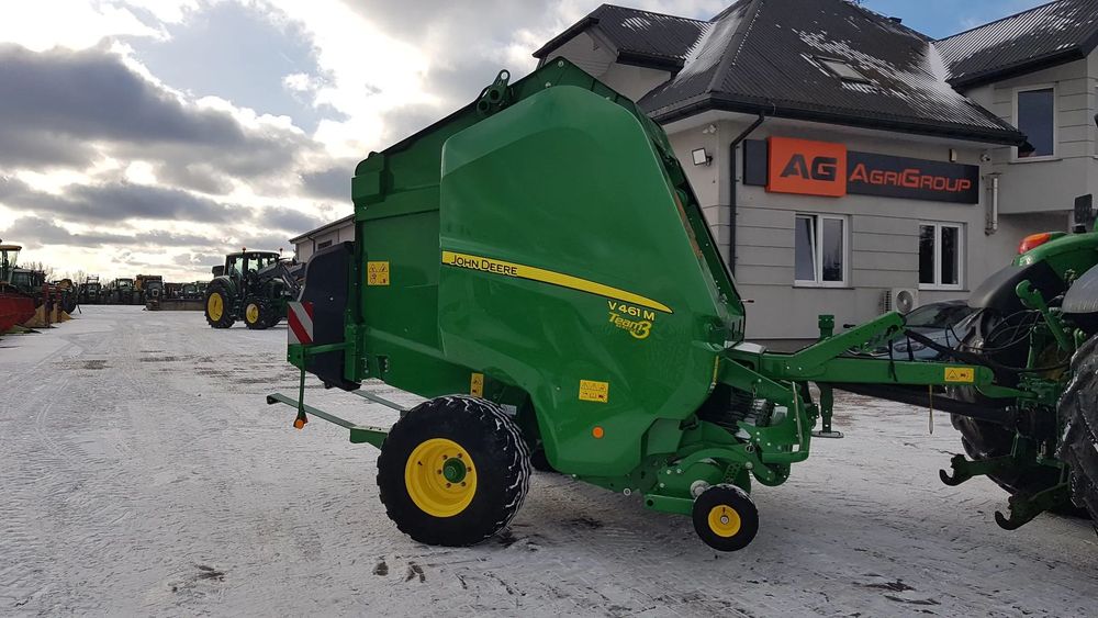 John Deere V 461 M 2019R  Młoda i niezużyta prasa w nowej kapocie !!!