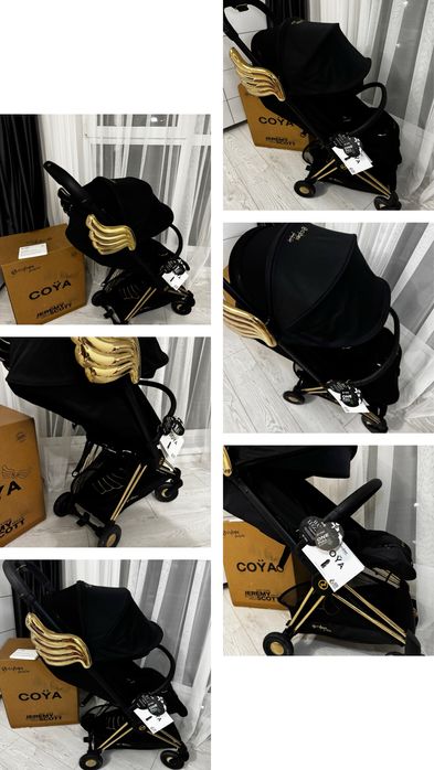 Коляска Cybex Coya by Jeremy Scott Wings (з бампером та дощовиком)