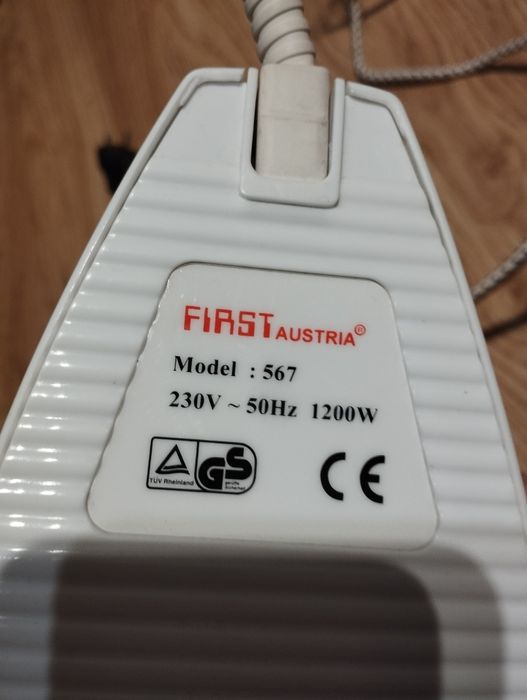 Żelazko Austria First 1200 W, bardzo dobry stan