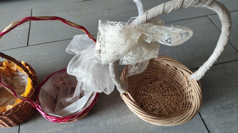 Cestas de vários tamanhos