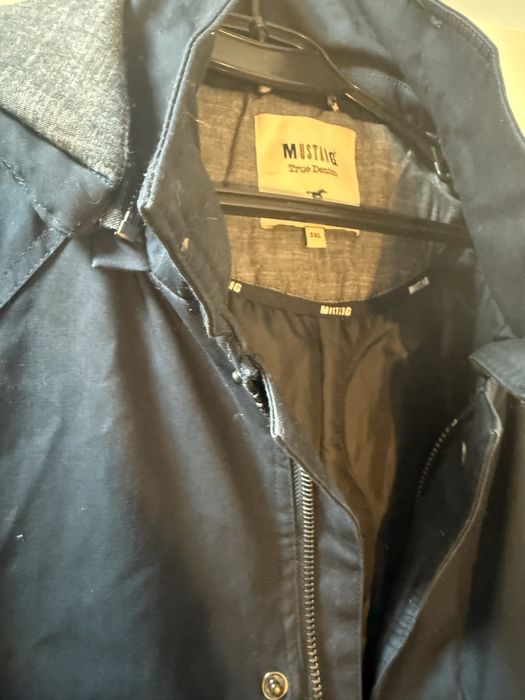Kurtka męska zimowa parka Mustang Granatowa