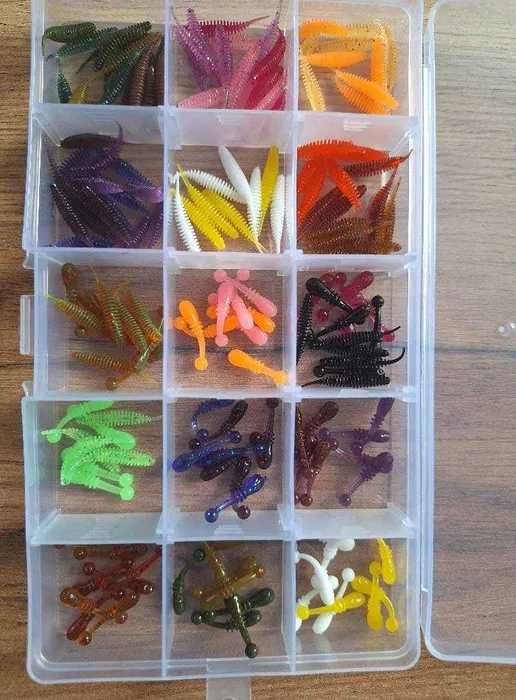 MIX Białoryb: Tanta 25 mm 2.5 cm 0.1g & Bąbelsy 20 mm 2 cm 0,2 g