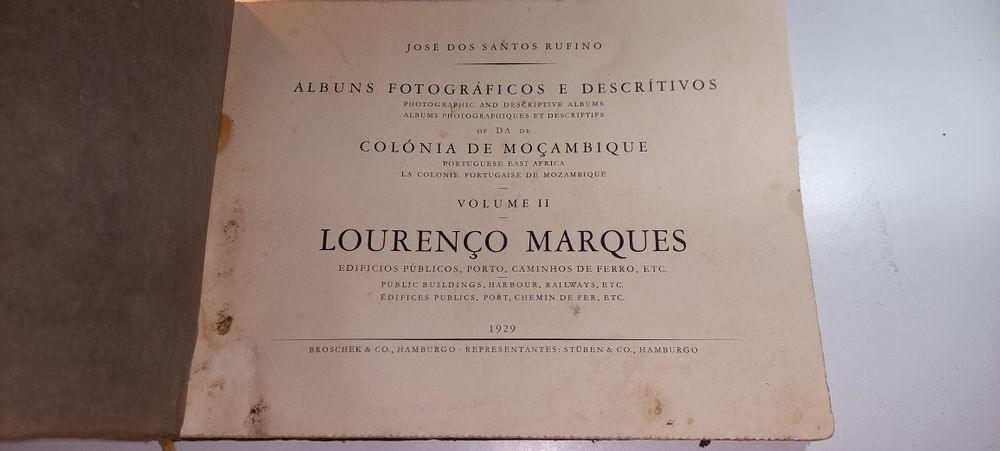Lourenço Marques - José dos Santos Rufino (Álbum n° 2 e n° 3 - 1929)