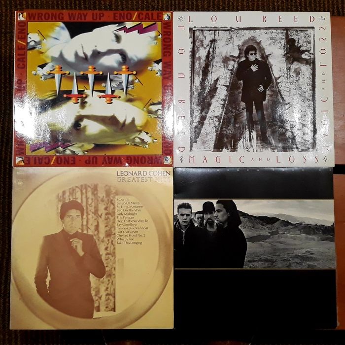 Coleção de Vinis: Lou Reed / U2