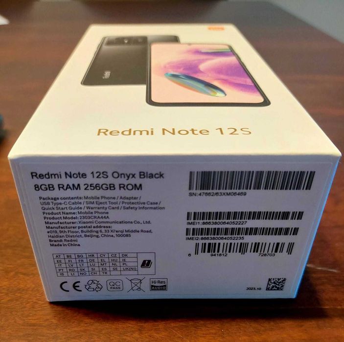 Xiaomi Redmi Note 12S 8gb 256gb