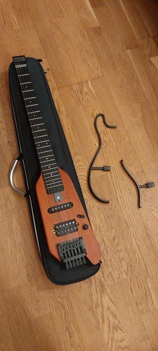 Donner Hush X podrózna gitara elektryczna headless + pokrowiec