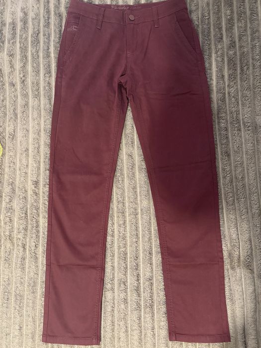 НОВІ брюки джинси р.30 / 46 / M чоловічі бордового кольору