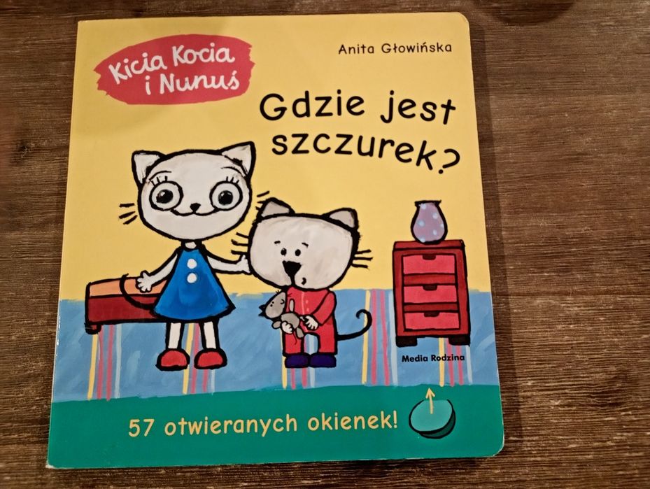 Kicia Kocia. Gdzie jest szczurek. A. Głowińska. Z okienkami