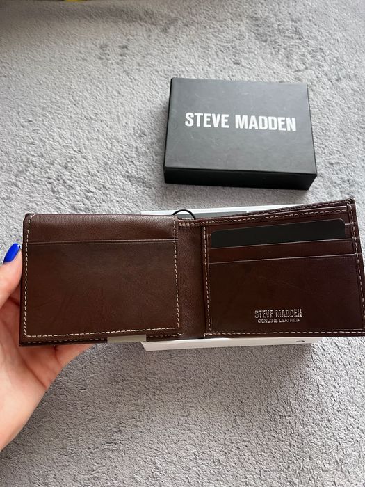 Чоловічий шкіряний гаманець Steve Madden