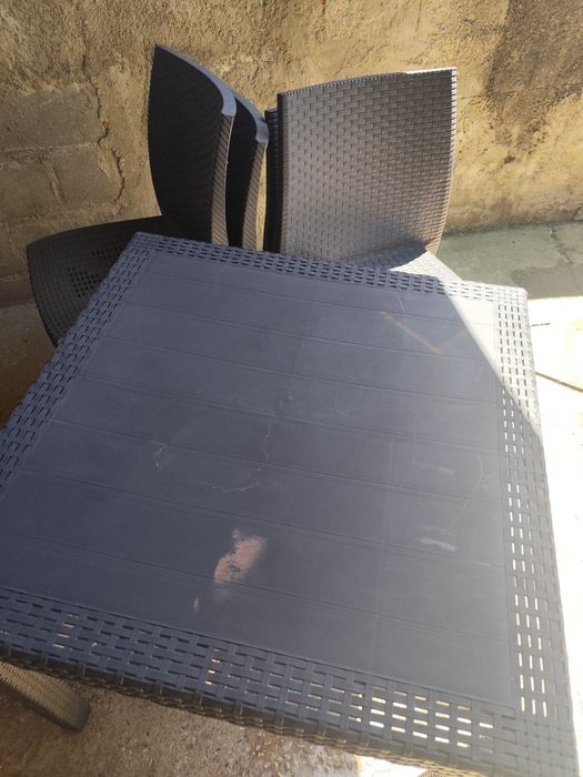 Mesa de exterior c/ 4 cadeiras